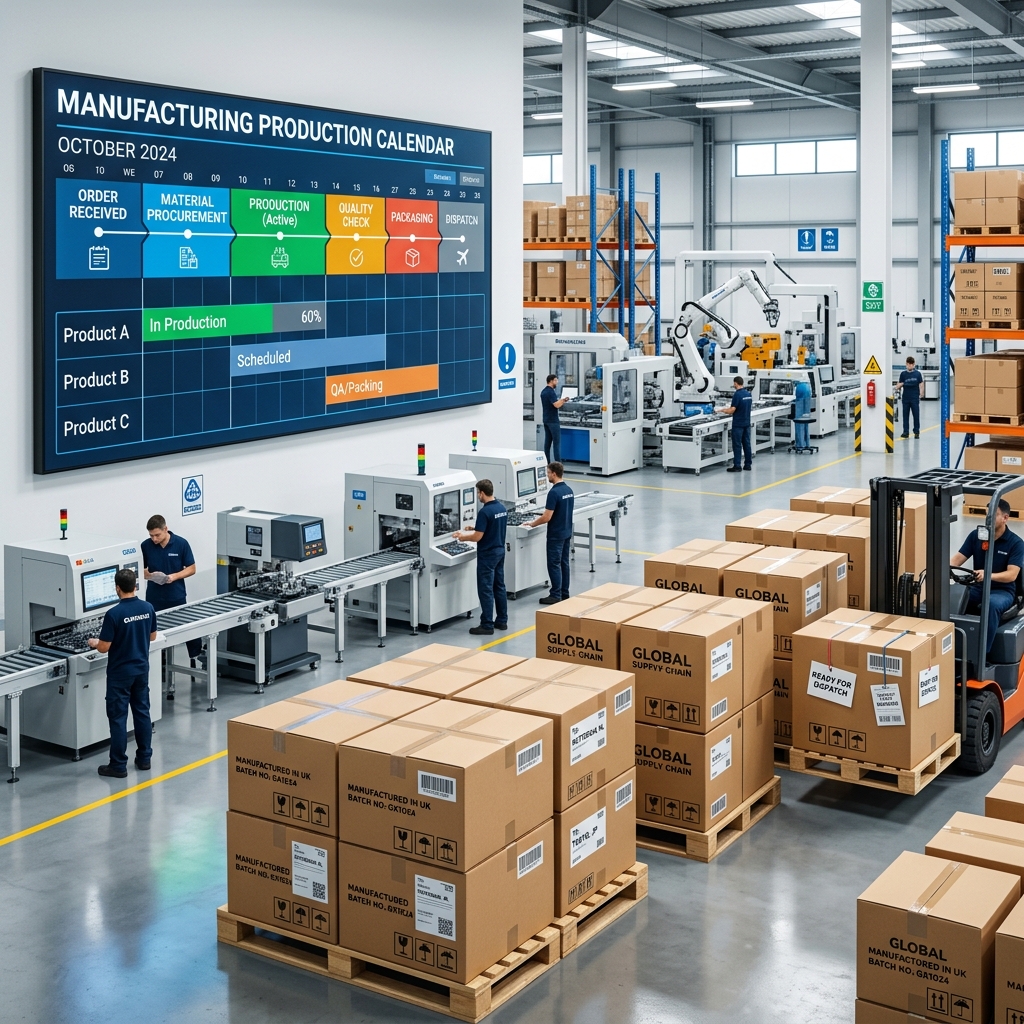 Packaging Production Schedule Timeline